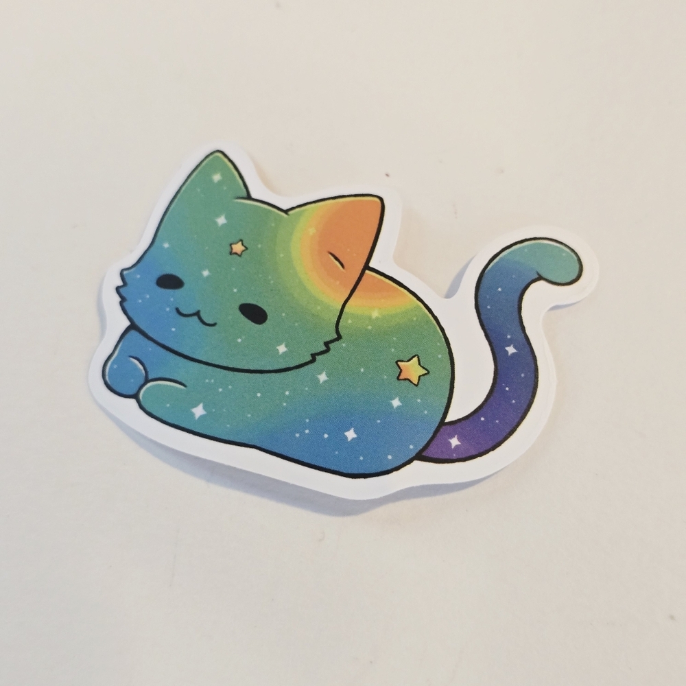 10/$10 Rainbow Cat Sticker